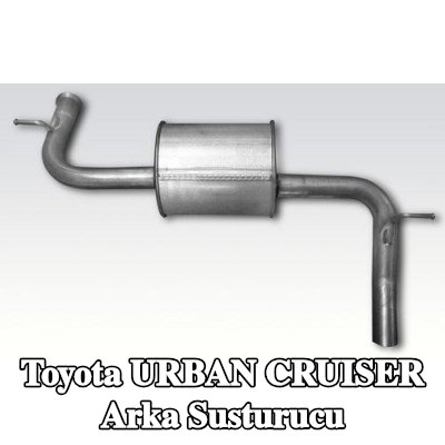 VEGAZ Arka susturucu — 2012 Toyota Urban Cruiser