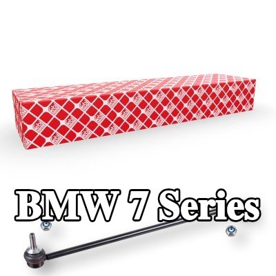 FEBI BILSTEIN وصلة قضيب مانع الانقلاب OE Turbo NEW, المحور الأمامي الأيسر, 425mm, الفولاذ — 2003 BMW 7 Series