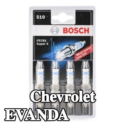 BOSCH حجم مفتاح شمعة الإشعال: 16 مم, فئة ممتازة 4 — Chevrolet Evanda
