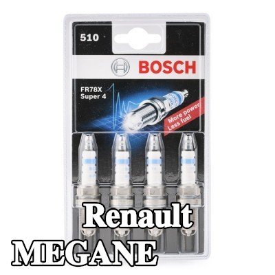 BOSCH حجم مفتاح شمعة الإشعال: 16 مم, فئة ممتازة 4 — 2016 Renault Megane