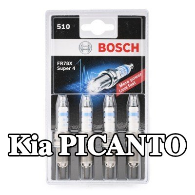 BOSCH حجم مفتاح شمعة الإشعال: 16 مم, فئة ممتازة 4 — 2011 Kia Picanto