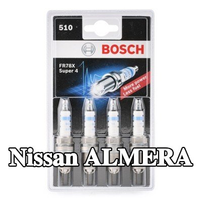 BOSCH حجم مفتاح شمعة الإشعال: 16 مم, فئة ممتازة 4 — Nissan Almera