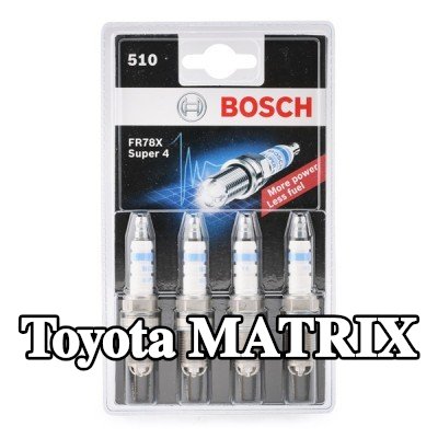 BOSCH حجم مفتاح شمعة الإشعال: 16 مم, فئة ممتازة 4 — 2002 Toyota Matrix