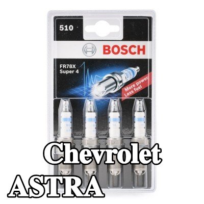 BOSCH حجم مفتاح شمعة الإشعال: 16 مم, فئة ممتازة 4 — 1998 Chevrolet Astra