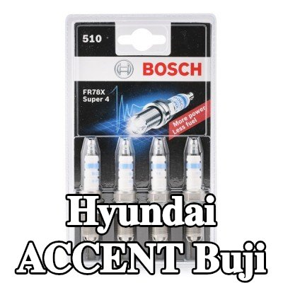 BOSCH Buji Anahtar Boyutu: 16 mm, Premium 4 — 2002 Hyundai Accent