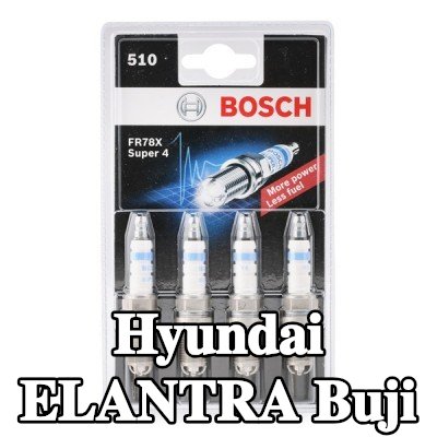 BOSCH Buji Anahtar Boyutu: 16 mm, Premium 4 — 2002 Hyundai Elantra