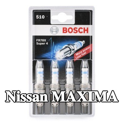 BOSCH حجم مفتاح شمعة الإشعال: 16 مم, فئة ممتازة 4 — 2000 Nissan Maxima