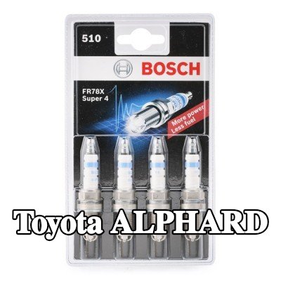 BOSCH حجم مفتاح شمعة الإشعال: 16 مم, فئة ممتازة 4 — 2003 Toyota Alphard