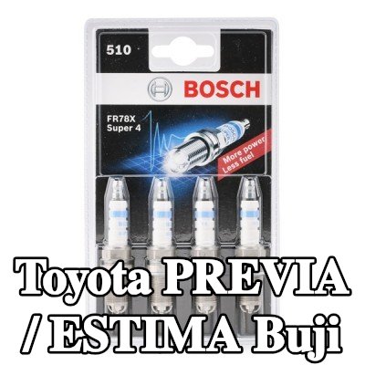 BOSCH Buji Anahtar Boyutu: 16 mm, Premium 4 — Toyota Previa / Estima