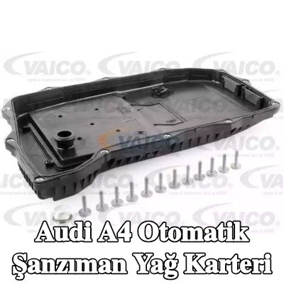 VAICO Contalı/sızdırmazlık elemanlı otomatik şanzıman yağ karteri, cıvata/vida ile, filtre ile, Orijinal VAICO Kalitesi — 2016 Audi A4