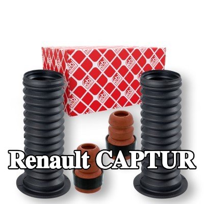 FEBI BILSTEIN طقم غطاء الغبار, ممتص الصدمات المحور الأمامي — Renault Captur