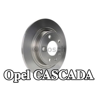 BOSCH القطر الخارجي لقرص المكابح: 292mm, صلب, مشحم, مع مسامير/براغي — Opel Cascada