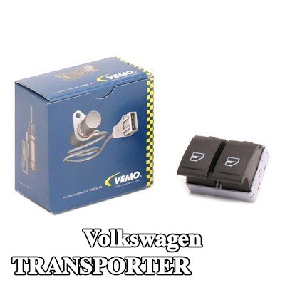 VEMO مفتاح نافذة جانب السائق, الأمامي, جودة VEMO الأصلية — 2012 Volkswagen Transporter