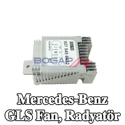 BOGAP Fan, çerçeveli radyatör — 2016 Mercedes-Benz Gls