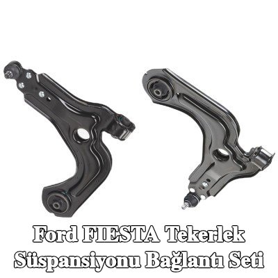 RIDEX Bağlantı seti, tekerlek süspansiyonu Ön Aks Sol, Ön Aks Sağ, Alt, kilit vidası seti ile — 2000 Ford Fiesta