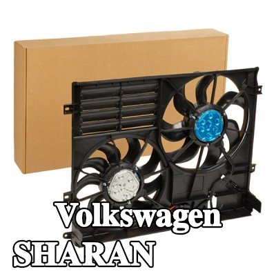 NRF مروحة, مبرد مع غطاء مروحة المبرد — Volkswagen Sharan