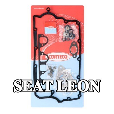 CORTECO مجموعة حشيات, رأس الأسطوانة مع مانع تسرب عمود الكامات, مع أختام ساق الصمام, بدون حشية رأس الأسطوانة — 2002 SEAT Leon