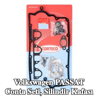 CORTECO Conta seti, eksantrik mili contalı silindir kapağı, valf gövdesi contalı, silindir kafası contası olmadan — 2000 Volkswagen Passat
