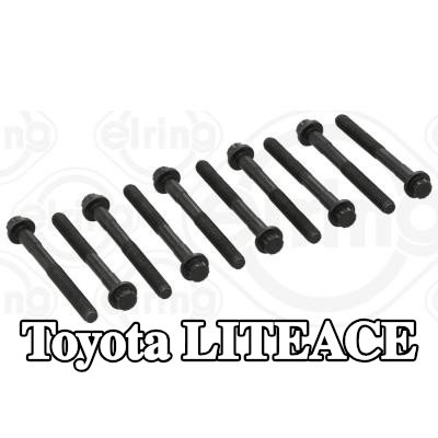 ELRING مجموعة البراغي, رأس الأسطوانة M10x1, 25x95 — Toyota Liteace