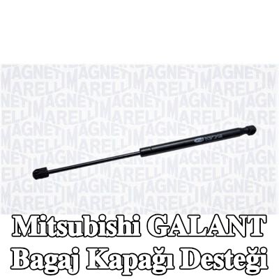 MAGNETI MARELLI Bagaj kapağı desteği 650mm — 1990 Mitsubishi Galant
