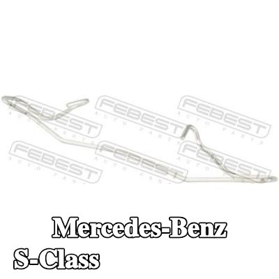 FEBEST زنبرك، وسادة فرامل قرصية — Mercedes-Benz S-Class