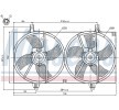 NISSENS Fan, radyatör 334mm, radyatör fan kapağı, direnç olmadan, kontrol ünitesi olmadan — Nissan Primera (7)