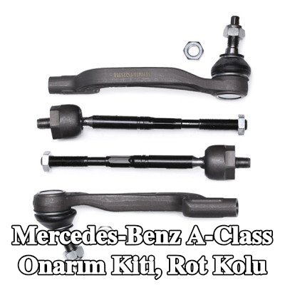 RIDEX Onarım Kiti, bağlantı çubuğu Ön Aks Sol, Ön Aks Sağ, aks mafsalı ile birlikte — Mercedes-Benz A-Class