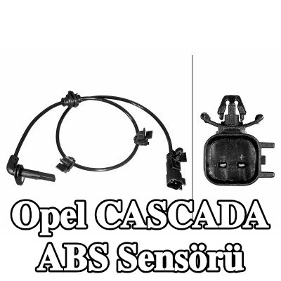HELLA ABS sensörü Sol, Sağ, Arka Aks, klips ile — Opel Cascada