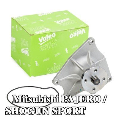 VALEO مضخة مياه بدون غطاء, مع حشيات/مانعات تسرب — Mitsubishi Pajero / Shogun Sport