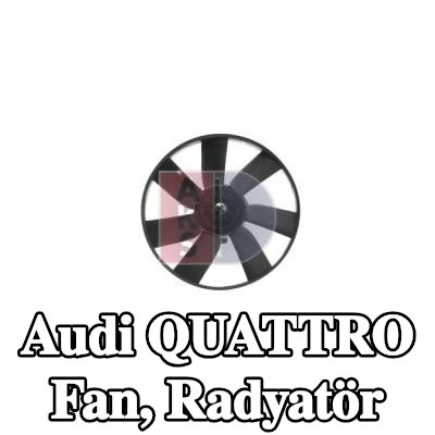 AKS DASIS Fan, radyatör 305mm — Audi Quattro