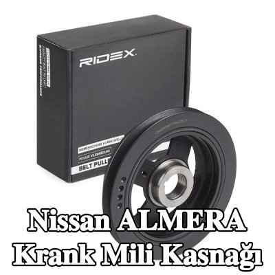 RIDEX Krank mili için krank mili kasnağı — 2000 Nissan Almera