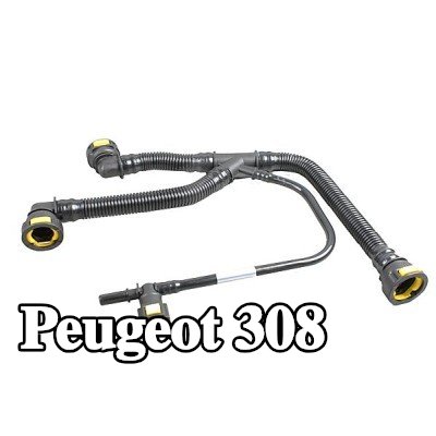 METZGER أنبوب تنفيس غطاء الكرسي الهزاز من غطاء رأس الأسطوانة إلى أنبوب الشفط — Peugeot 308