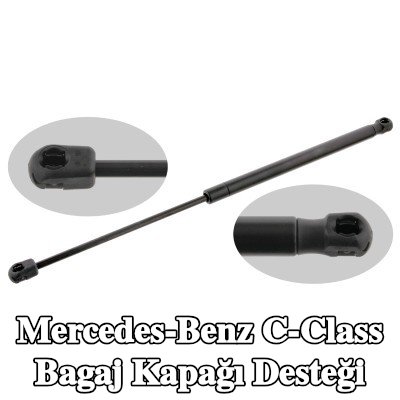 FEBI BILSTEIN Bagaj kapağı amortisörü (Her iki taraf), 485mm — 2000 Mercedes-Benz C-Class