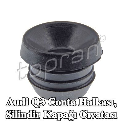 TOPRAN Conta halkası, silindir kafası kapağı cıvatası Silindir Kafası — Audi Q3