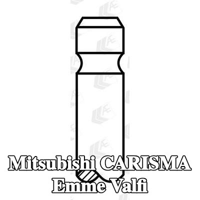 AE Emme valfi Sertleştirilmiş valf sapı ucu — 1997 Mitsubishi Carisma