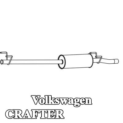 VEGAZ كاتم صوت وسط مركزي — Volkswagen Crafter