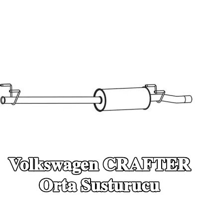 VEGAZ Orta susturucu Merkez — Volkswagen Crafter
