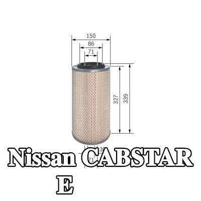 BOSCH مرشح الهواء — 2002 Nissan Cabstar E