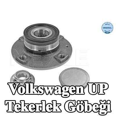 MEYLE ORİJİNAL Kalite Tekerlek Göbeği, Arka Aks, entegre manyetik sensör halkalı, entegre tekerlek yatağı ile, sabitleme/montaj malzemesi ile — Volkswagen Up