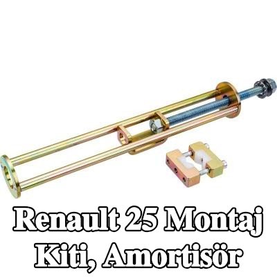 VIGOR Montaj Kiti, amortisör Altıgen T saplı tornavida — Renault 25