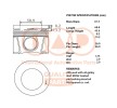 IAP QUALITY PARTS Piston segmanlı piston — Volkswagen Touran (3)