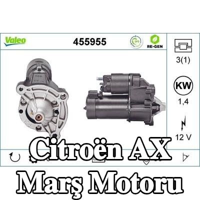 VALEO Marş motoru YENİLENMİŞ PREMIUM, 0, 9kW — Citroën Ax