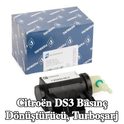 PIERBURG Basınç dönüştürücü, turboşarj — Citroën Ds3