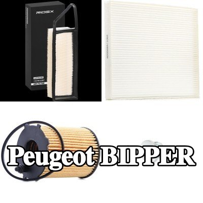 RIDEX مجموعة الفلاتر — Peugeot Bipper