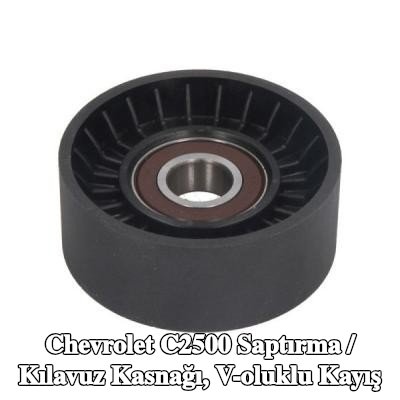 BTA Saptırma / kılavuz kasnağı, V-ribbed belt Outer Diameter: 76mm, Ø: 76mm — Chevrolet C2500