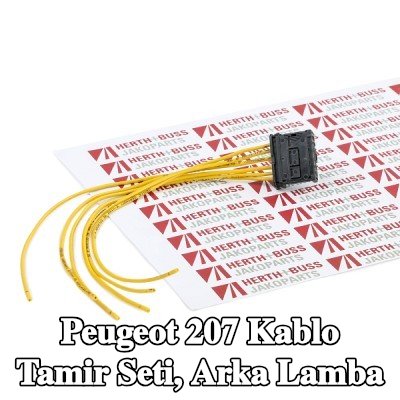 HERTH+BUSS ELPARTS Kablo Tamir Seti, arka lamba — Peugeot 207