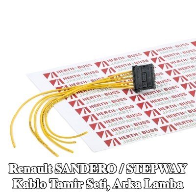 HERTH+BUSS ELPARTS Kablo Tamir Seti, arka lamba — Renault Sandero / Stepway