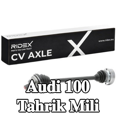 RIDEX Tahrik mili Ön Aks Sol, Arka Aks her iki taraf, 624mm — Audi 100