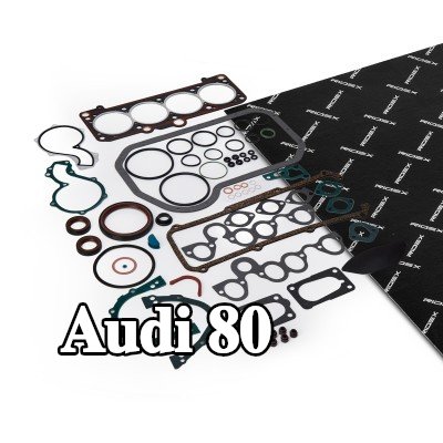 RIDEX مجموعة حشيات كاملة, محرك مزود بحشية رأس الأسطوانة, مع أختام ساق الصمام — 1990 Audi 80
