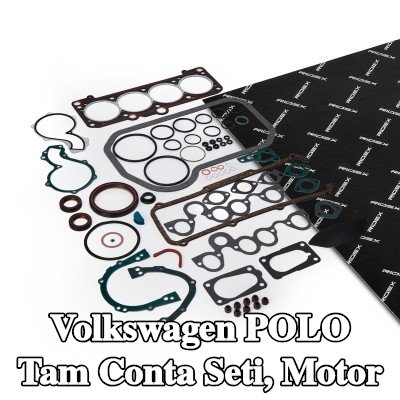 RIDEX Tam Conta Seti, silindir kapağı contalı motor, valf gövdesi contalı — 1997 Volkswagen Polo